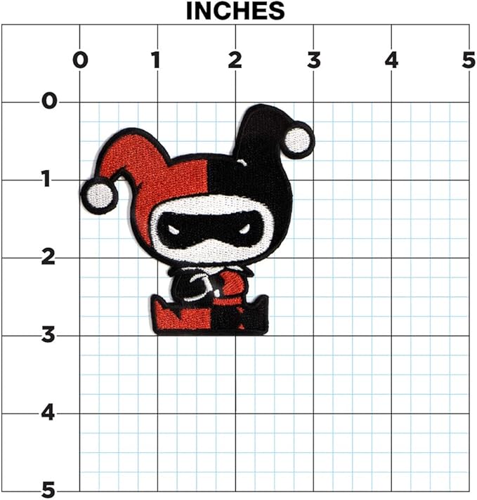 Harley Quinn Chibi Iron-On Patch