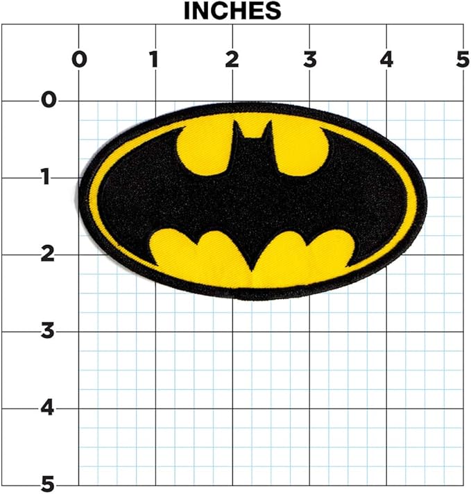 Batman Logo Iron-On Patch
