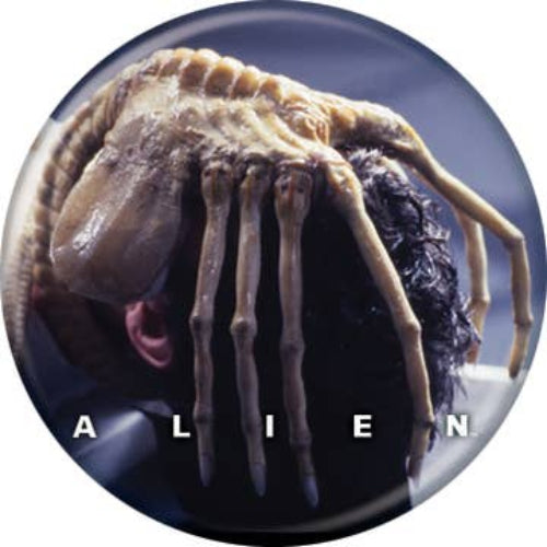 Alien Face Hugger Button 1.25in Round