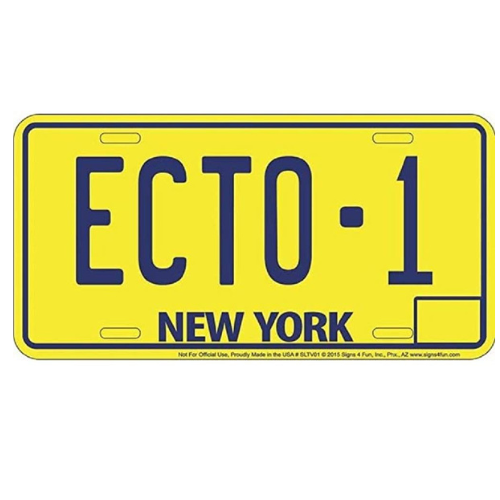 Ghostbusters License Plate