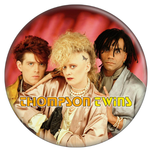 Thompson Twins Cover Art  Button