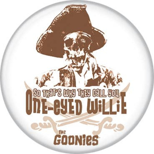 The Goonies One-Eyed Willie 1.25" Round Button