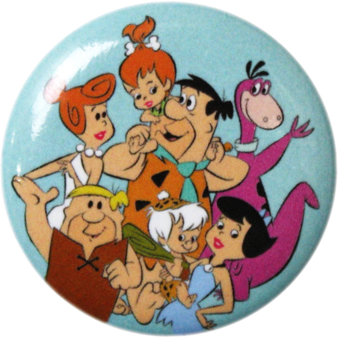 Flintstones  Group  1.25" Round Button