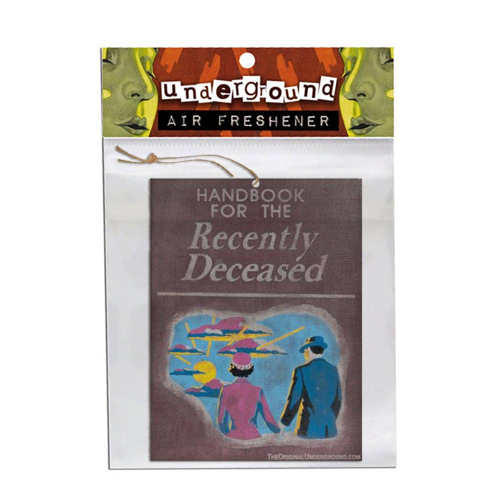 Hand Book For The Recently Deceased Air Freshener - Beetlejuice