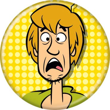 Scooby-Doo Shaggy 1.25" Round Button
