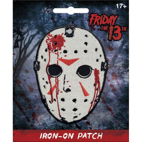 Friday The 13th Jason Mask Iron-On Patch