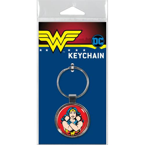 DC Wonder Woman on Red Keychain