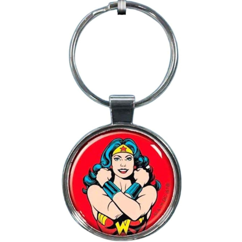DC Wonder Woman on Red Keychain