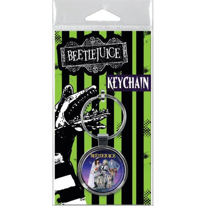 Beetlejuice Movie Poster Keychain