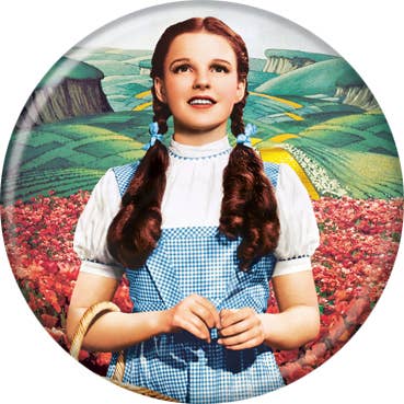 Wizard of Oz Dorothy Yellow Brick Road 1.25" Button