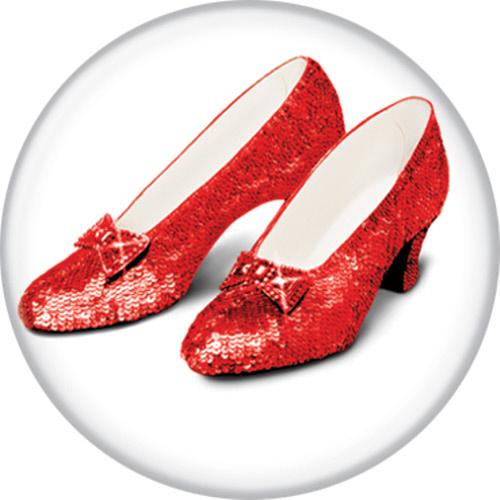 Wizard of Oz Ruby Slippers Button