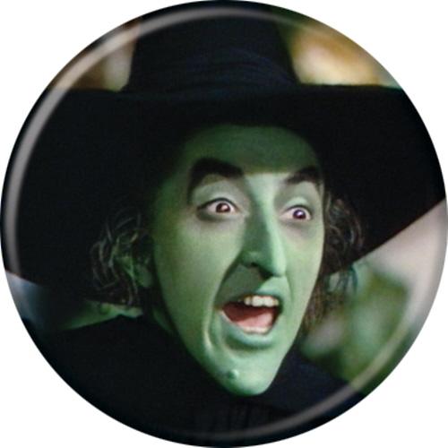 Wizard of Oz Wicked Witch Button