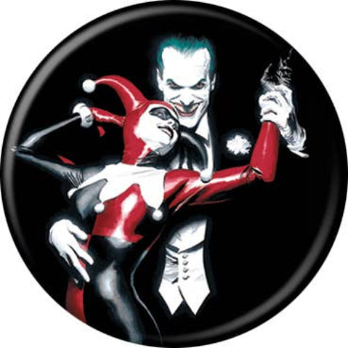 Harley Quinn and Joker HQ 1 Round 1.25" Button