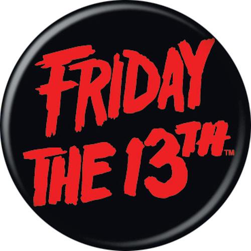 Friday The 13th Logo Button 1.25in Round