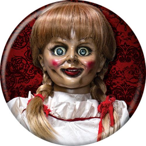 Annabelle on Red Alt Poster Button 1.25in Round