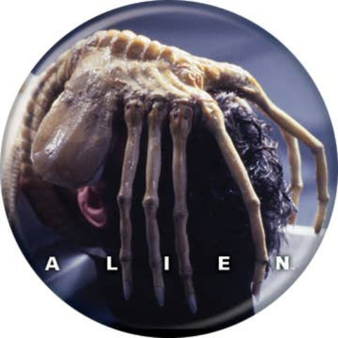 Alien Face Hugger Button 1.25in Round