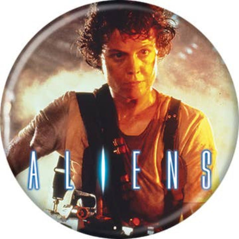 Alien Ripley Flame Thrower Button 1.25in Round