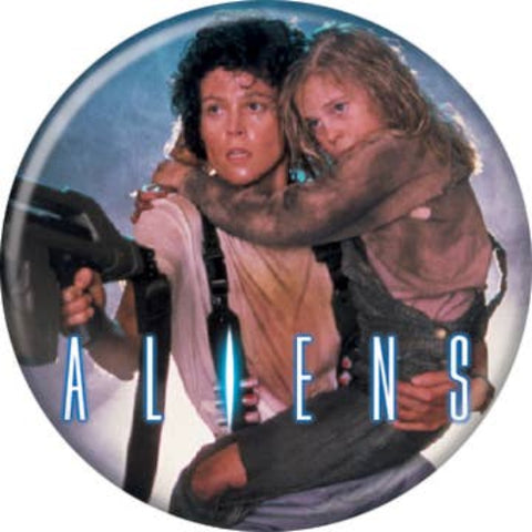 Alien Ripley and Newt Button 1.25in Round