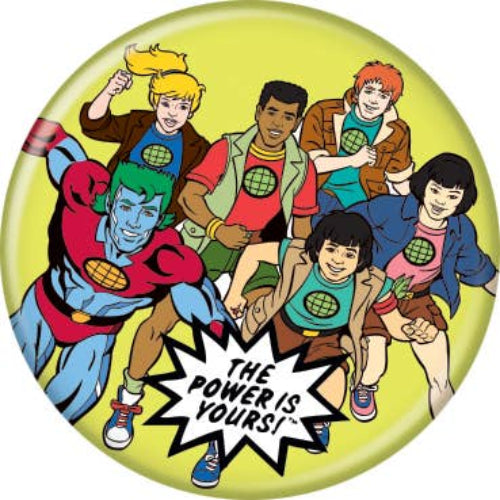 Captain Planet and the Planeteers Group Button