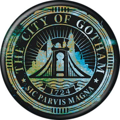 Batman City of Gotham Round 1.25" Button