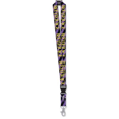 Beetlejuice Lanyard with Breakaway Clip and ID Card Holder