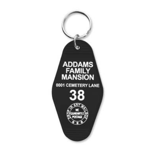 Addams Family Mansion Room Keychain