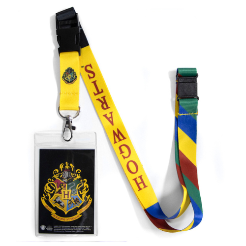 Harry Potter Hogwarts Lanyard with Breakaway Clip and ID Holder