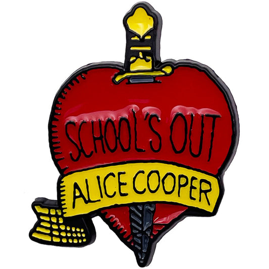 Alice Cooper School's Out Enamel Pin