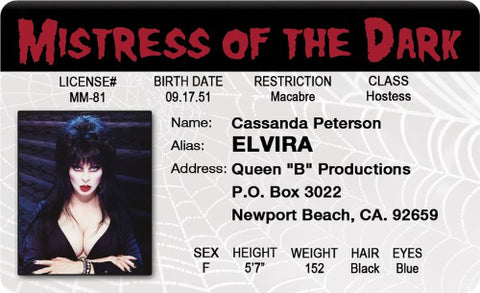 Elvira ID Card