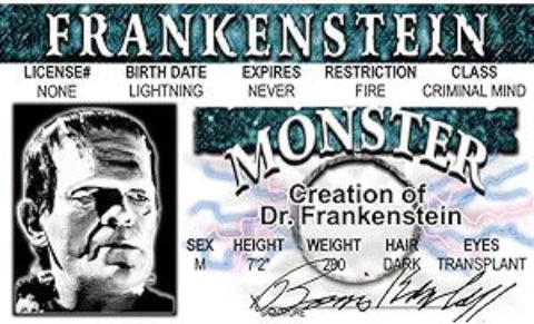 Frankenstein ID Card