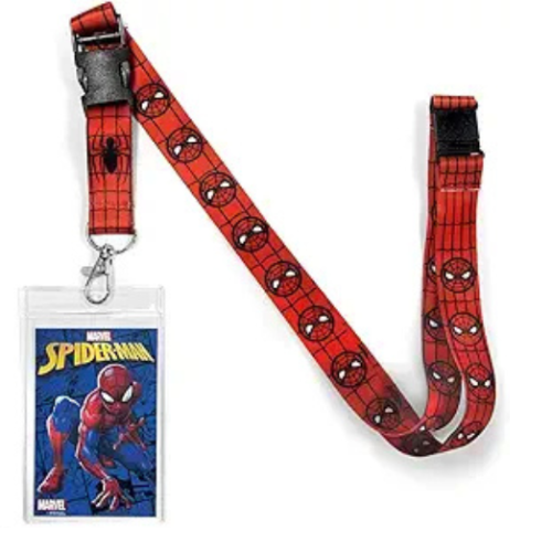 Spider-Man Lanyard with Breakaway Clip and ID Holder