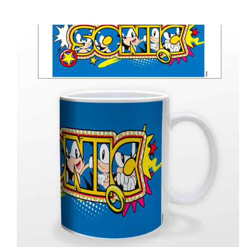 Sonic Title Art  Ceramic 11 Ounce Mug