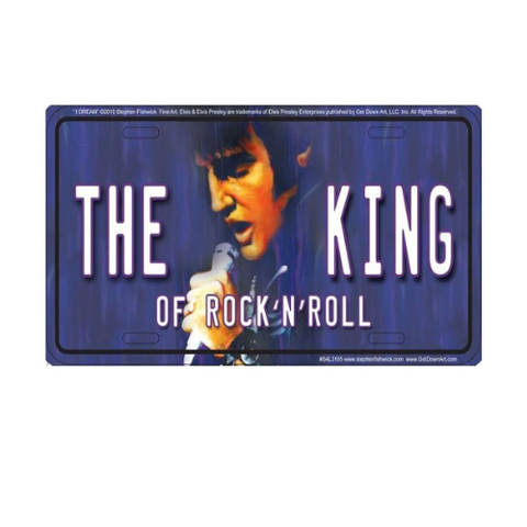Elvis the King License Plate