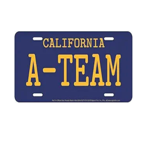 A-Team License Plate