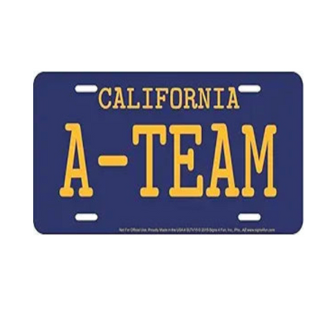 A-Team License Plate
