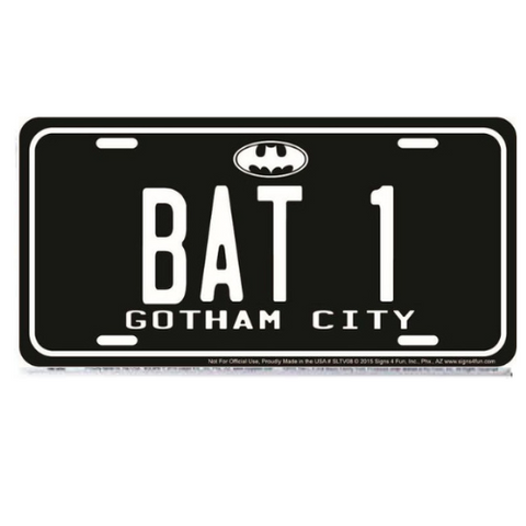 Batman License Plate