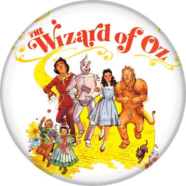 Wizard of Oz Cast from Book 1.25" Round Button