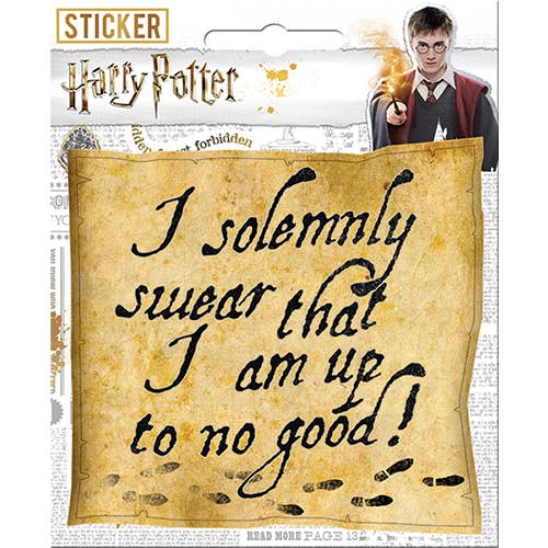 Harry Potter Solemnly Swear Sticker