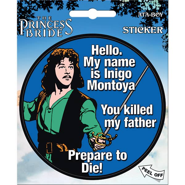 Princess Bride Inigo Montoya Sticker