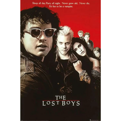 The Lost Boys Movie Poster - Protective Cover & Backing